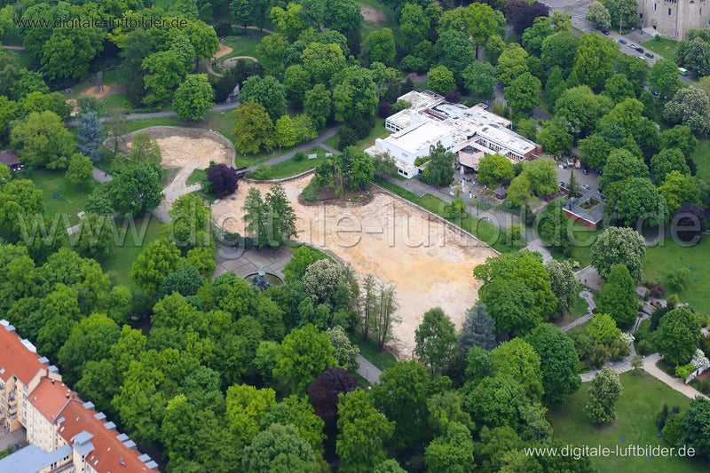 Luftaufnahme Stadtparkweiher in Nürnberg | Mittelfranken, Bayern