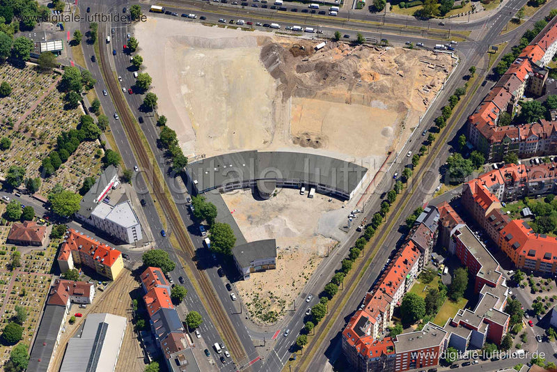 Luftaufnahme Stadtquartier Luitpoldviertel in Nürnberg | Mittelfranken, Bayern
