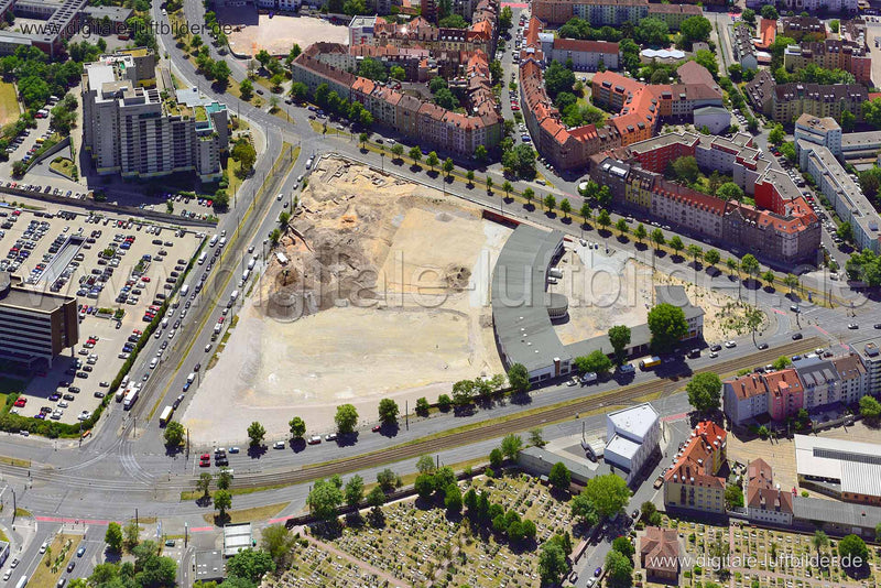 Luftaufnahme Stadtquartier Luitpoldviertel in Nürnberg | Mittelfranken, Bayern