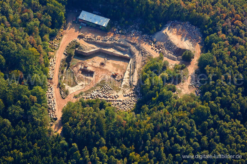 Luftaufnahme Steinbruck bei Worzeldorf in Nürnberg | Mittelfranken, Bayern