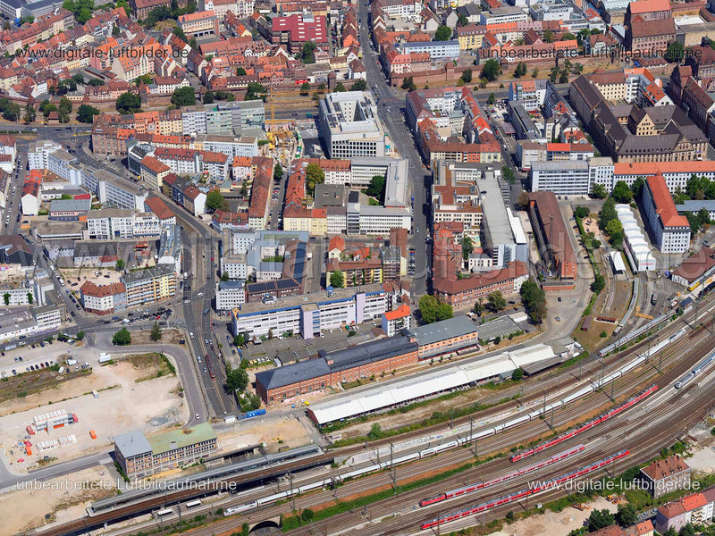 Luftaufnahme Steinbühl in Nürnberg | Mittelfranken, Bayern