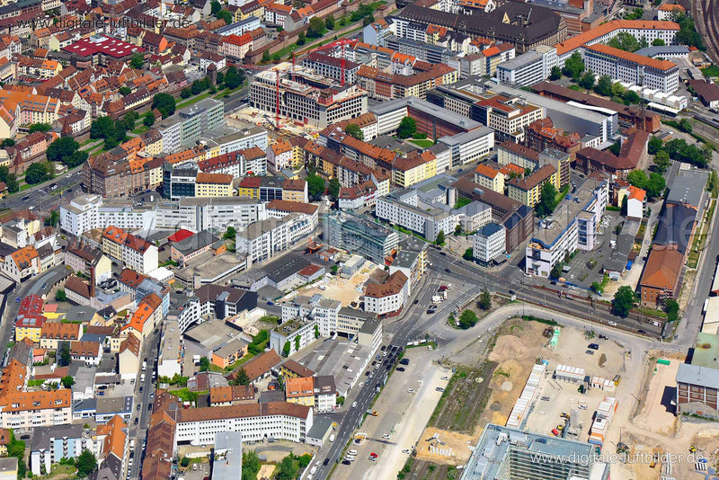 Luftaufnahme Steinbühler Straße in Nürnberg | Mittelfranken, Bayern