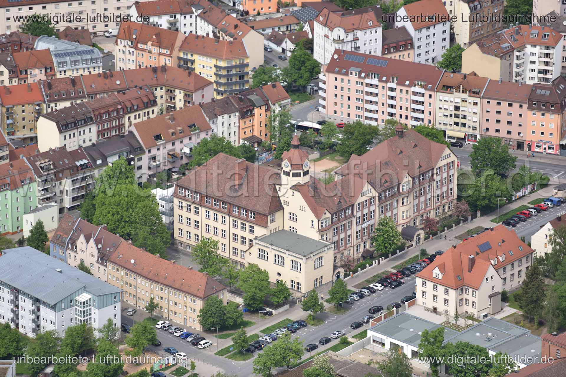 Luftaufnahme Stephanstraße in Nürnberg | Mittelfranken, Bayern