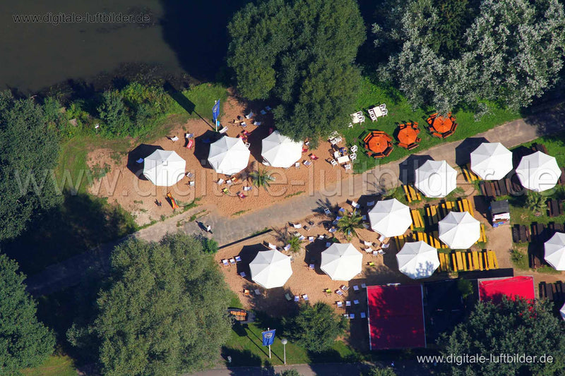 Luftaufnahme Strand in Nürnberg | Mittelfranken, Bayern