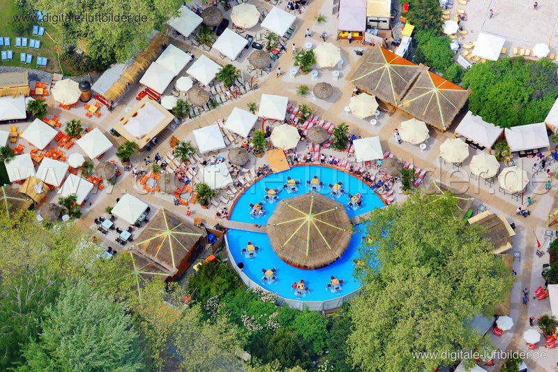 Luftaufnahme Strandfest (Insel Schütt) in Nürnberg | Mittelfranken, Bayern