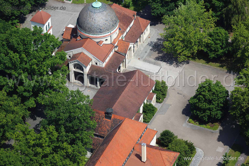 Luftaufnahme Südfriedhof in Nürnberg | Mittelfranken, Bayern