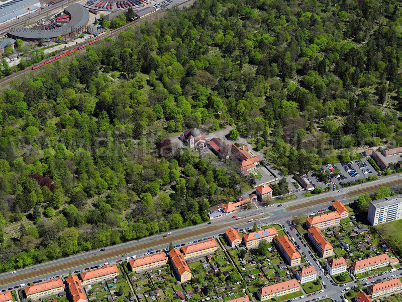 Luftaufnahme Rangierbahnhof (Rondel) in Nürnberg | Mittelfranken, Bayern