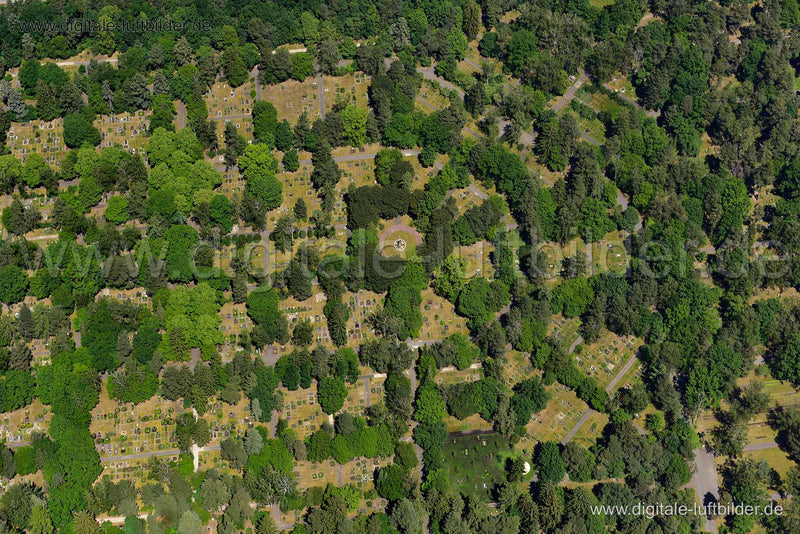 Luftaufnahme Südfriedhof in Nürnberg | Mittelfranken, Bayern