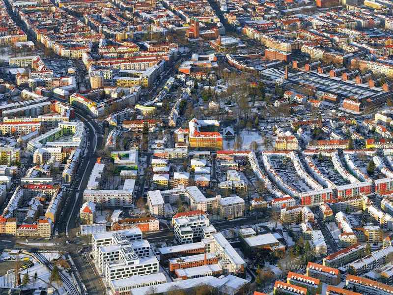 Luftaufnahme Südstadt in Nürnberg | Mittelfranken, Bayern