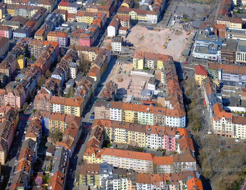 Luftaufnahme Südstadt in Nürnberg | Mittelfranken, Bayern