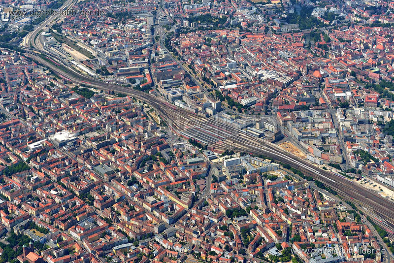 Luftaufnahme Südstadt in Nürnberg | Mittelfranken, Bayern
