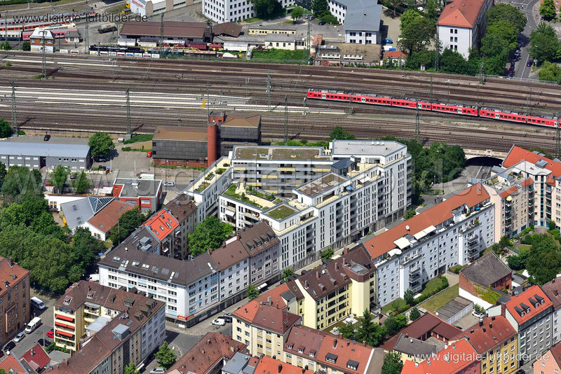 Luftaufnahme Südstadt in Nürnberg | Mittelfranken, Bayern
