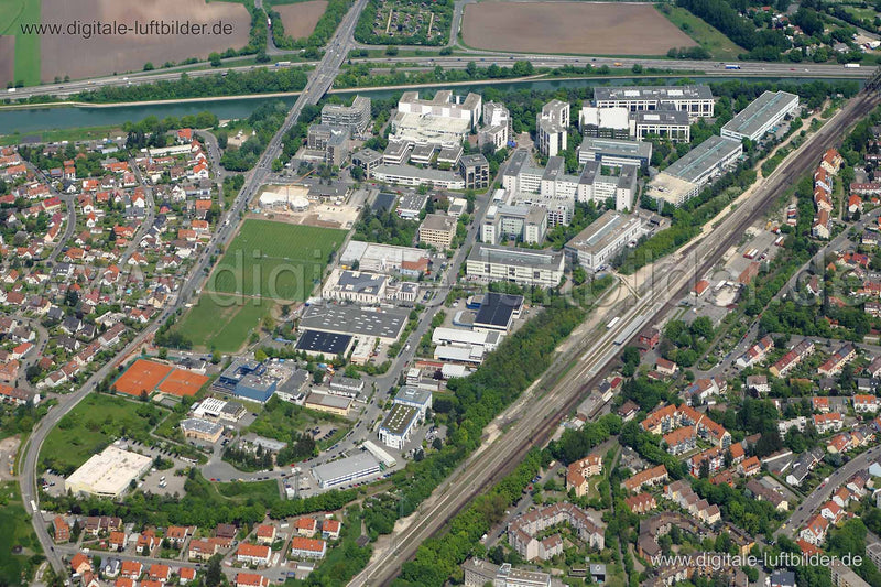 Luftaufnahme Südwestpark in Nürnberg | Mittelfranken, Bayern
