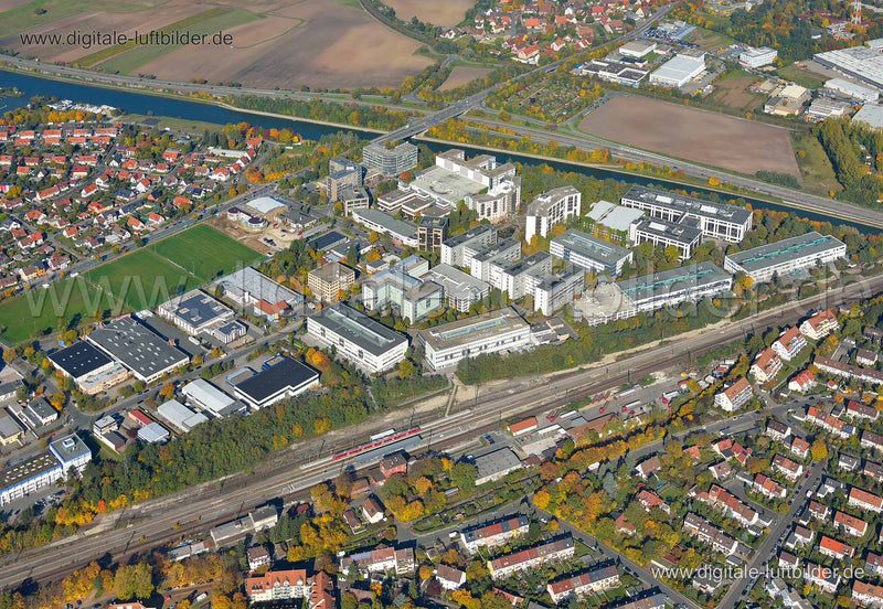Luftaufnahme Südwestpark in Nürnberg | Mittelfranken, Bayern