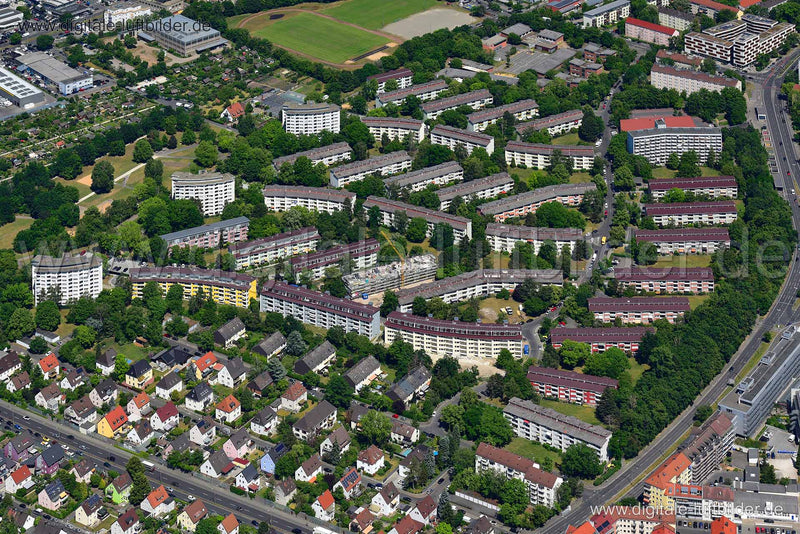 Luftaufnahme Sündersbühl in Nürnberg | Mittelfranken, Bayern