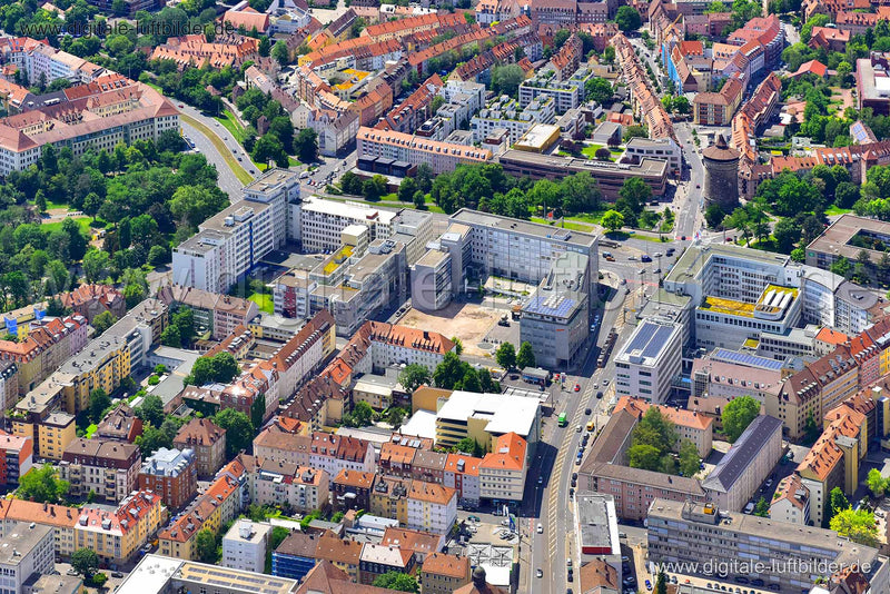 Luftaufnahme Sulzbacher Straße in Nürnberg | Mittelfranken, Bayern