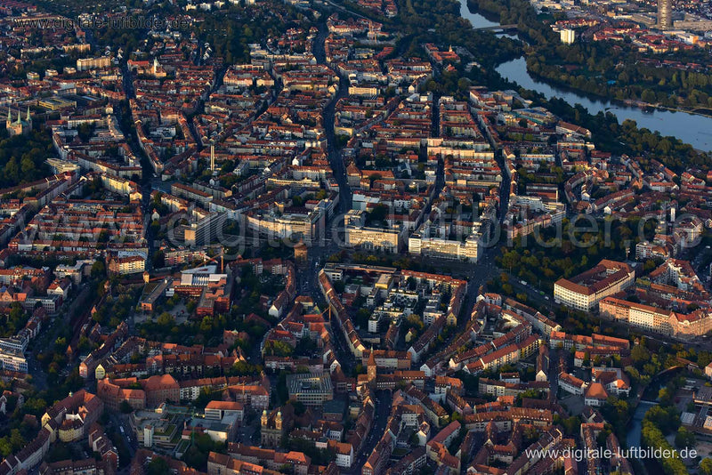 Luftaufnahme Sulzbacher Straße in Nürnberg | Mittelfranken, Bayern