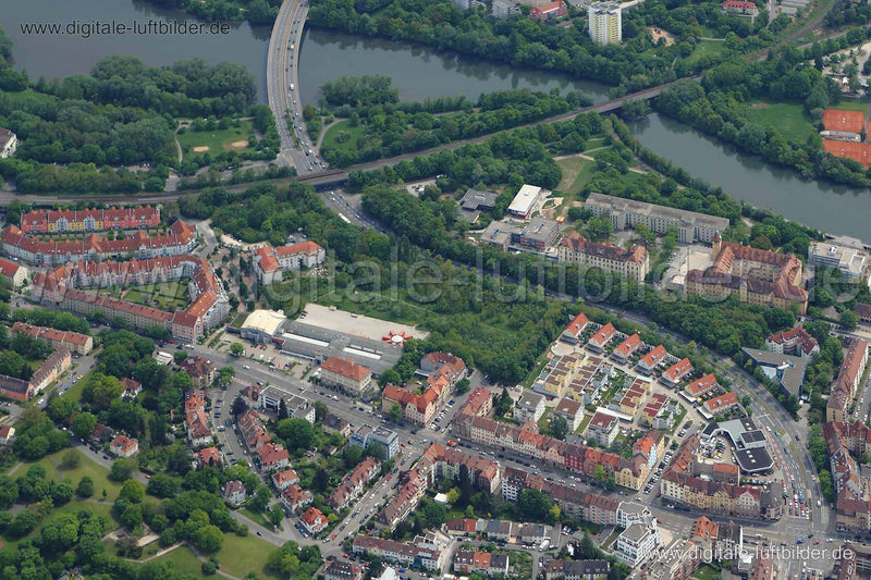 Luftaufnahme Tafelhalle in Nürnberg | Mittelfranken, Bayern