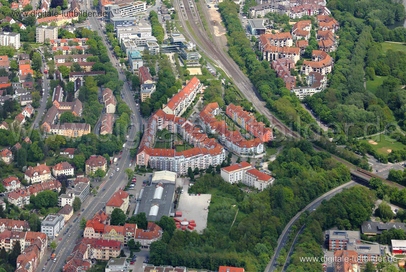 Luftaufnahme Tafelhalle in Nürnberg | Mittelfranken, Bayern