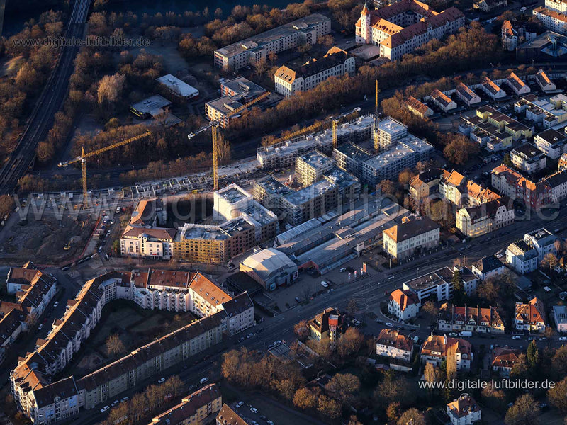 Luftaufnahme Tafelhalle in Nürnberg | Mittelfranken, Bayern