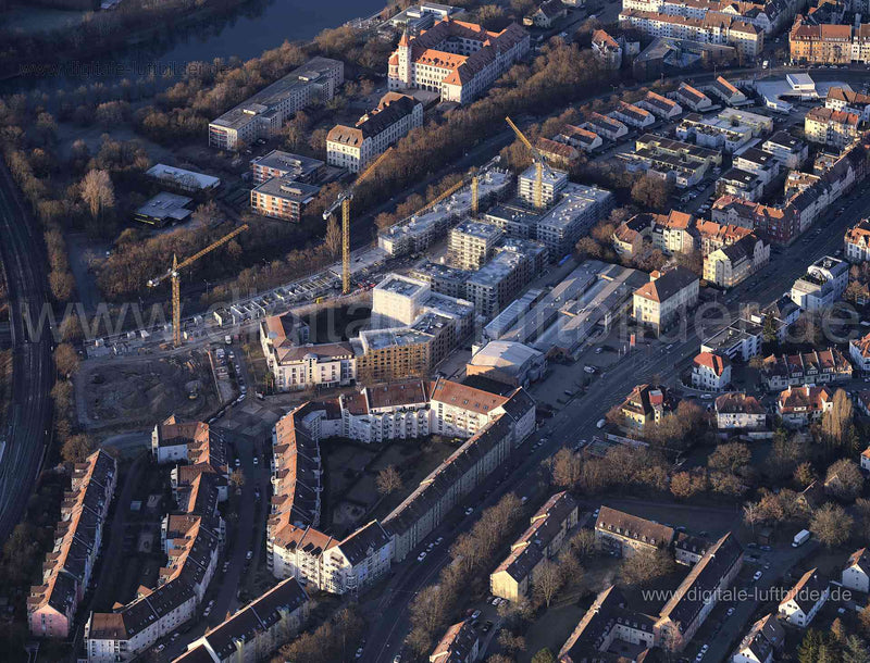 Luftaufnahme Tafelhalle in Nürnberg | Mittelfranken, Bayern