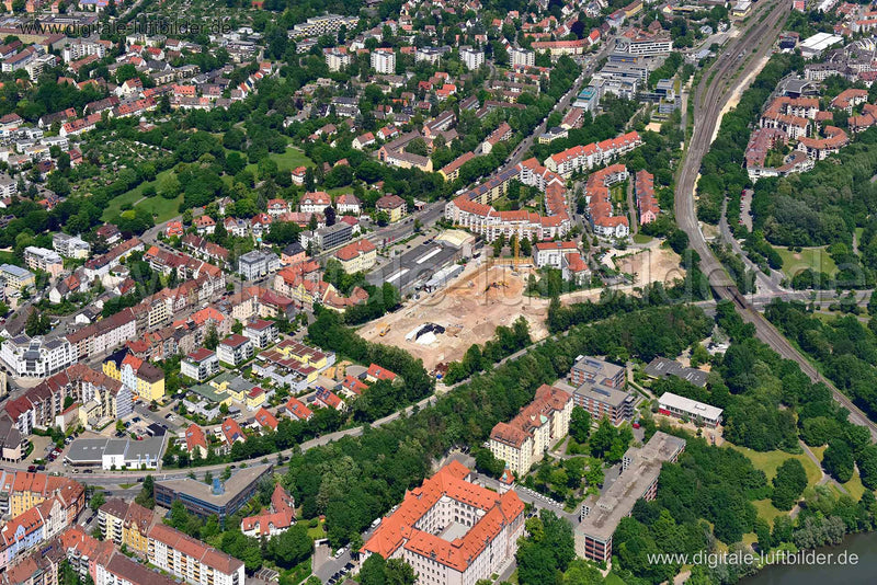 Luftaufnahme Tafelhalle in Nürnberg | Mittelfranken, Bayern