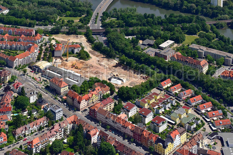Luftaufnahme Tafelhalle in Nürnberg | Mittelfranken, Bayern