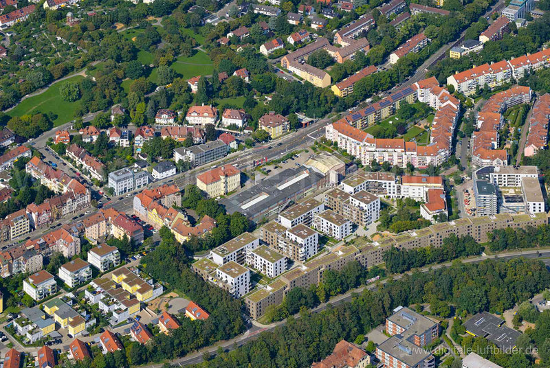 Luftaufnahme Tafelhalle in Nürnberg | Mittelfranken, Bayern