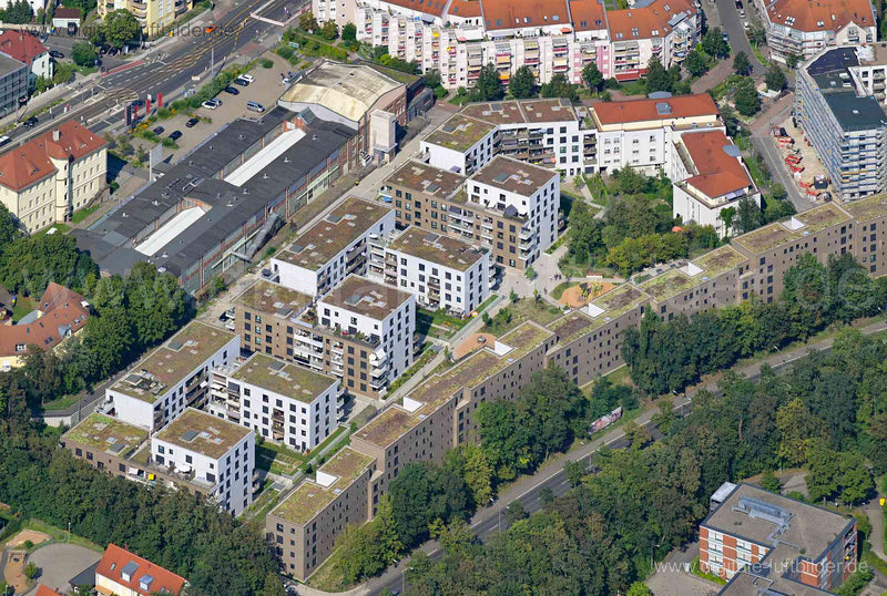 Luftaufnahme Tafelhalle in Nürnberg | Mittelfranken, Bayern