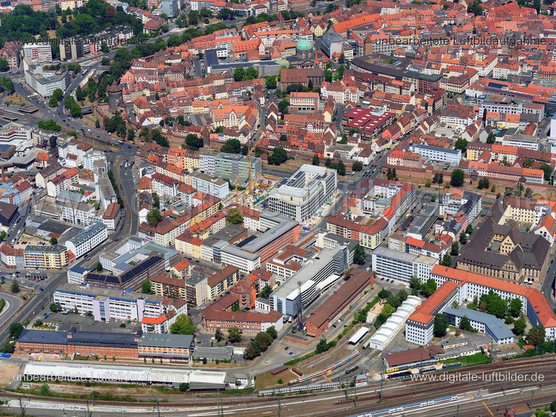 Luftaufnahme Tafelhof in Nürnberg | Mittelfranken, Bayern