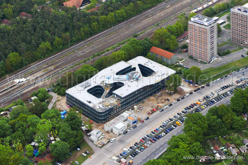 Luftaufnahme TeamBank Neubau Beuthener Straße in Nürnberg | Mittelfranken, Bayern