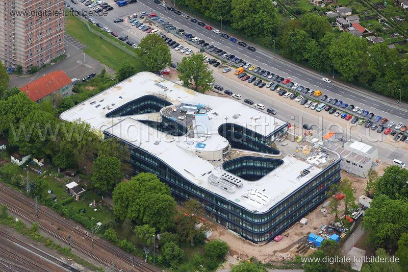 Luftaufnahme TeamBank Neubau Beuthener Straße in Nürnberg | Mittelfranken, Bayern