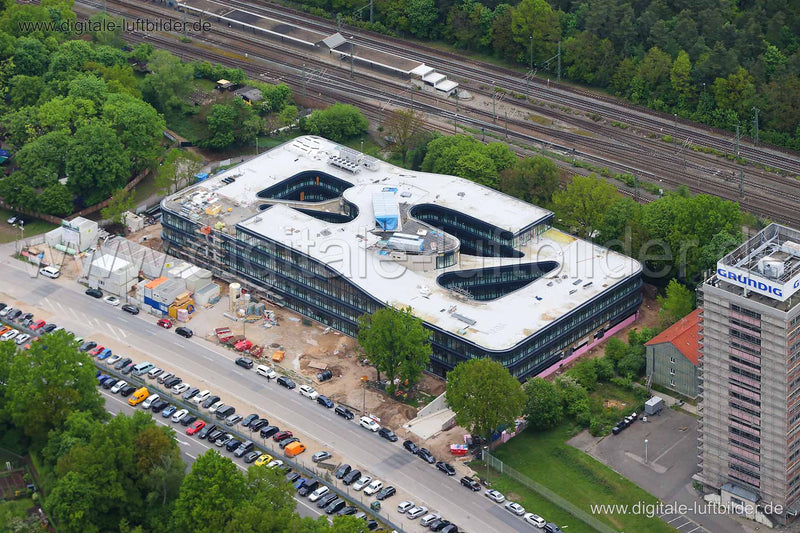 Luftaufnahme TeamBank Neubau Beuthener Straße in Nürnberg | Mittelfranken, Bayern