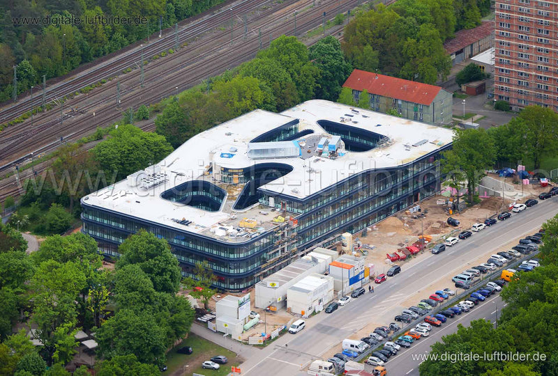 Luftaufnahme TeamBank Neubau Beuthener Straße in Nürnberg | Mittelfranken, Bayern