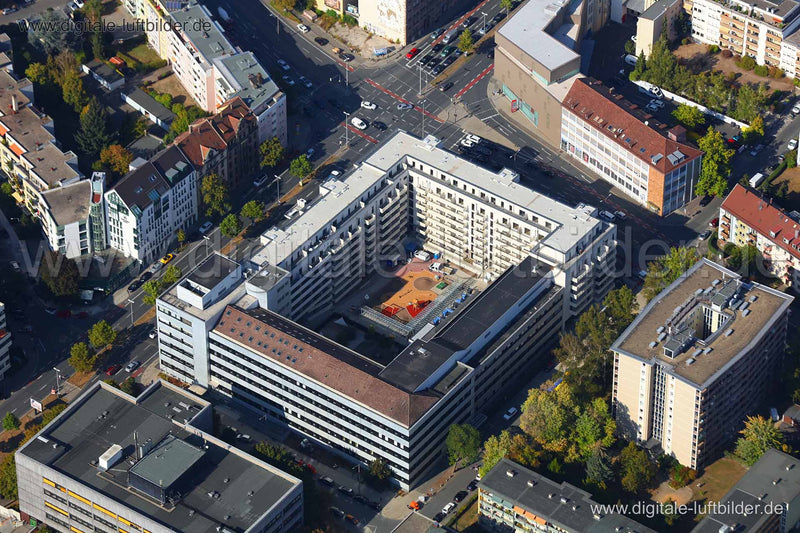 Luftaufnahme Tempohaus in Nürnberg | Mittelfranken, Bayern