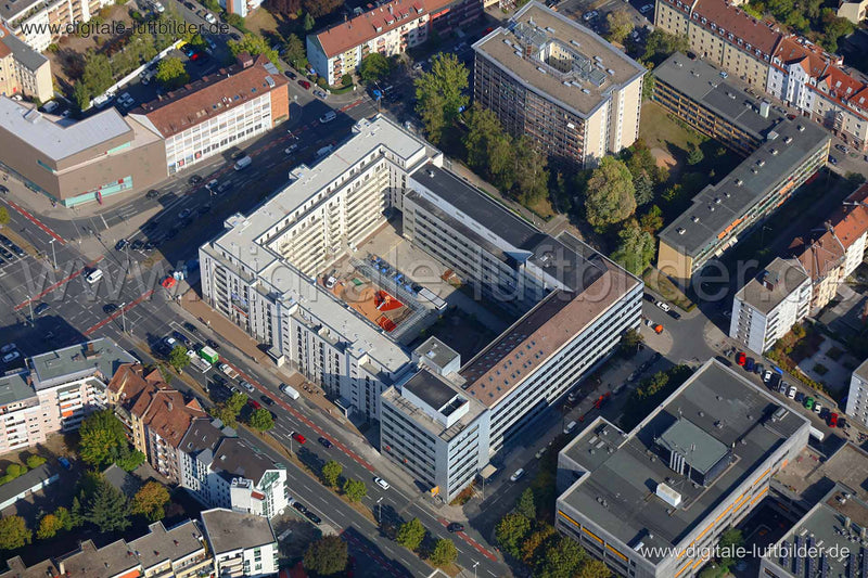 Luftaufnahme Tempohaus in Nürnberg | Mittelfranken, Bayern