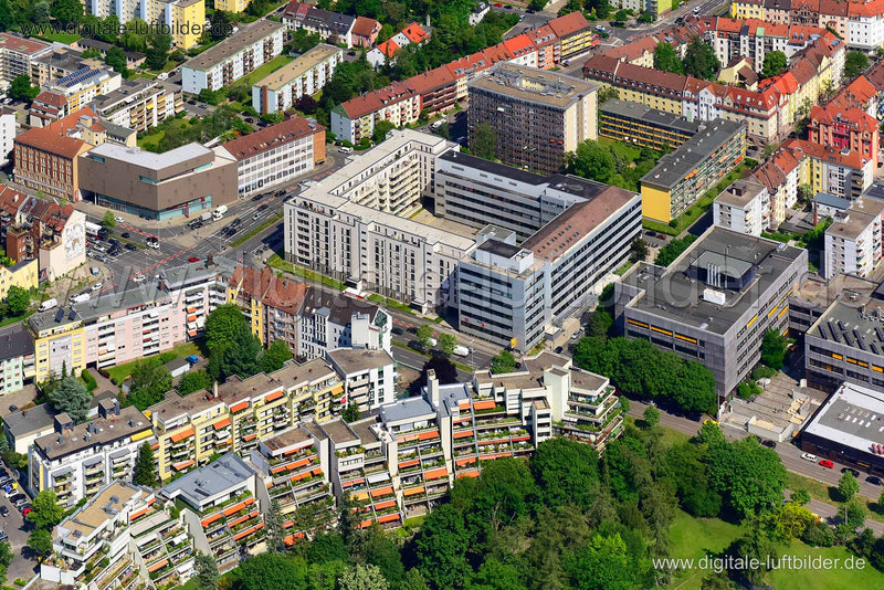 Luftaufnahme Tempohaus in Nürnberg | Mittelfranken, Bayern