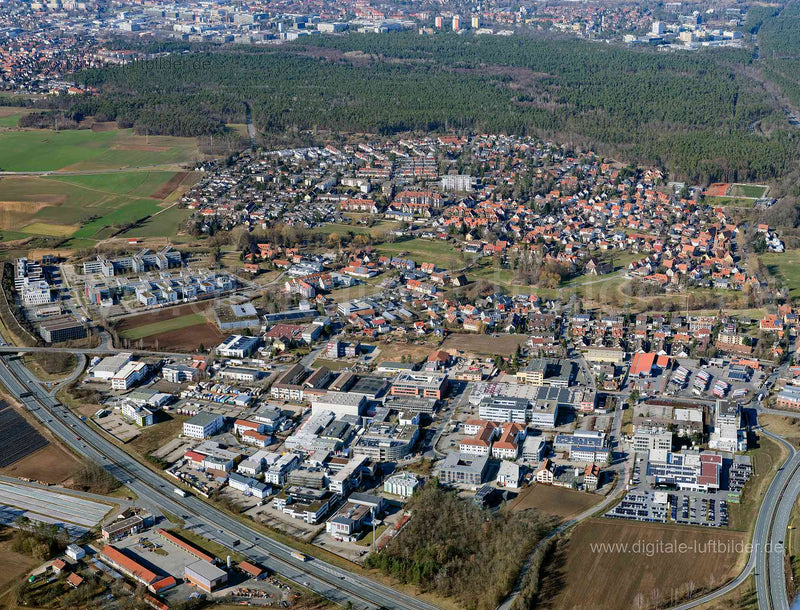 Luftaufnahme Tennenlohe in Nürnberg | Mittelfranken, Bayern