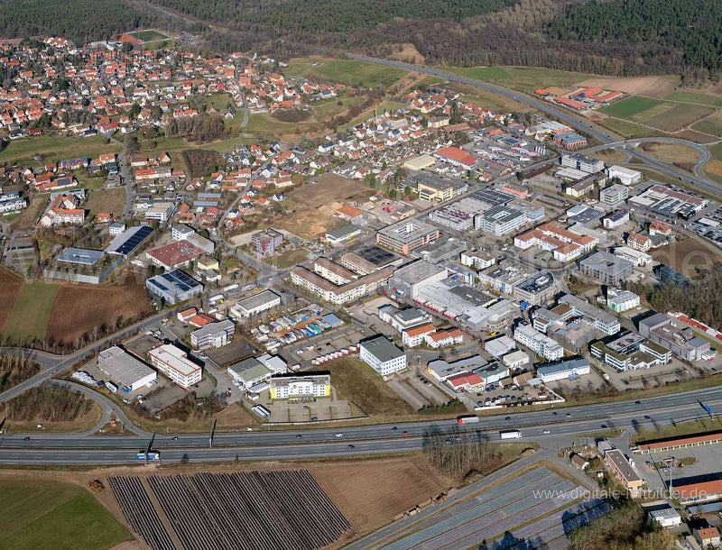 Luftaufnahme Tennenlohe in Nürnberg | Mittelfranken, Bayern