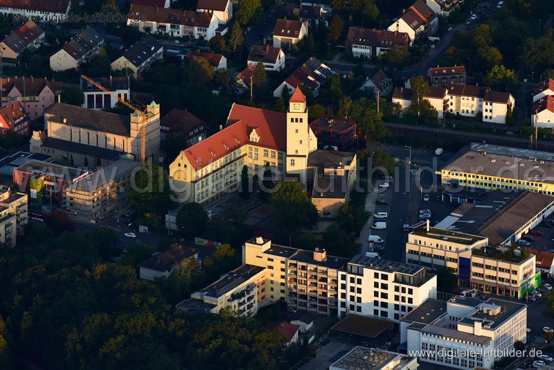Luftaufnahme Thusneldaschule in Nürnberg | Mittelfranken, Bayern
