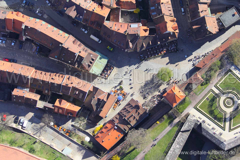 Luftaufnahme Tiergärtnertorplatz in Nürnberg | Mittelfranken, Bayern