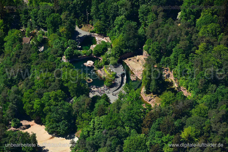 Luftaufnahme Tiergarten in Nürnberg | Mittelfranken, Bayern