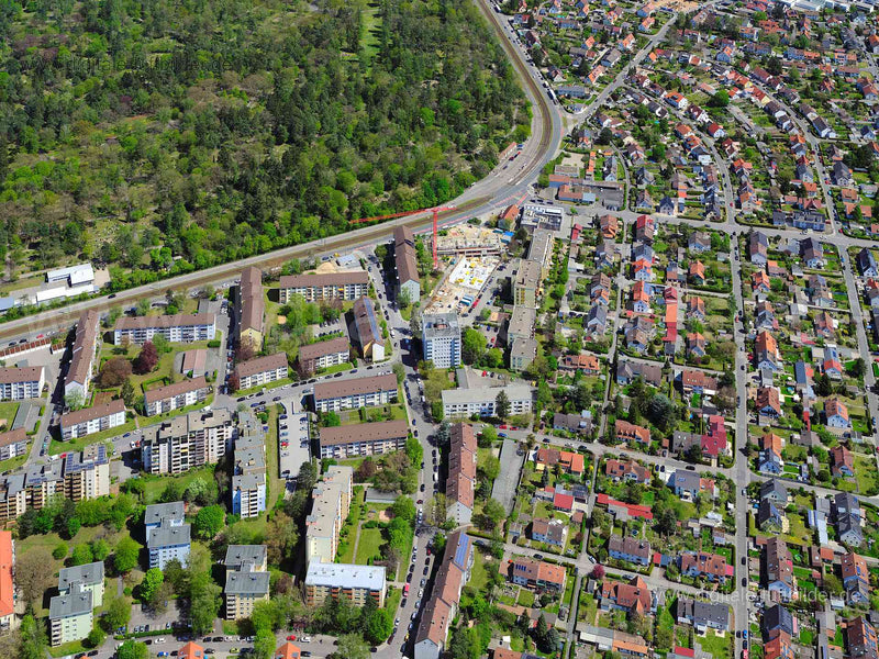 Luftaufnahme Trierer Straße in Nürnberg | Mittelfranken, Bayern