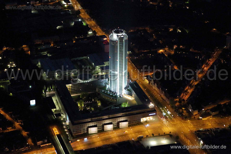 Luftaufnahme Turm der Nürnberger Versicherung in Nürnberg | Mittelfranken, Bayern