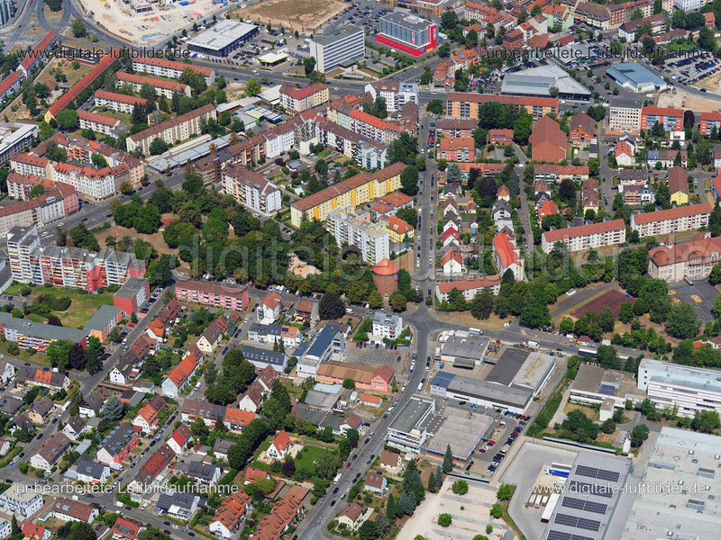 Luftaufnahme Turnerheimstraße in Nürnberg | Mittelfranken, Bayern