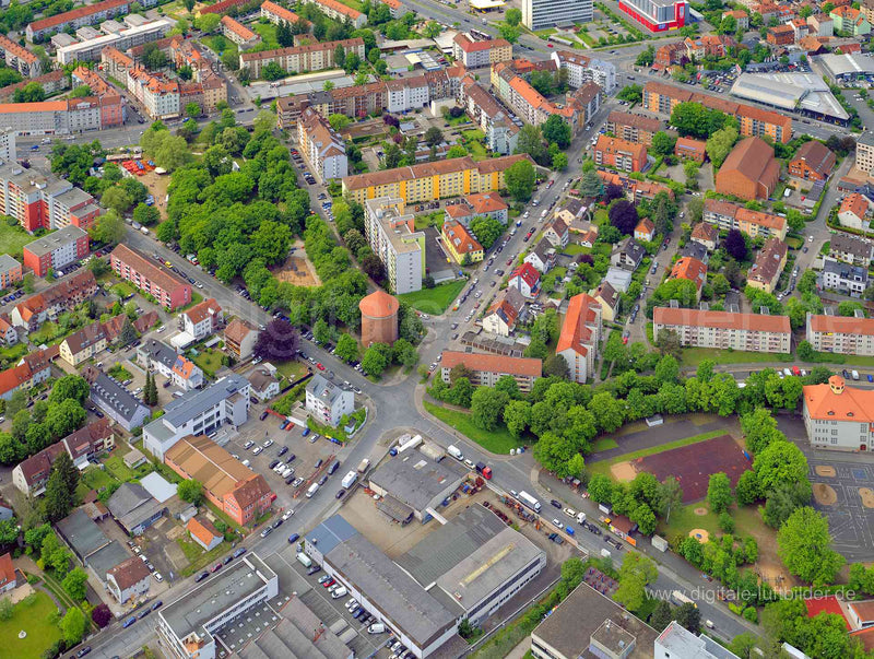Luftaufnahme Turnerheimstraße in Nürnberg | Mittelfranken, Bayern