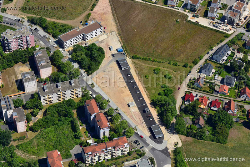 Luftaufnahme U-Bahn Großreuth bei Schweinau in Nürnberg | Mittelfranken, Bayern