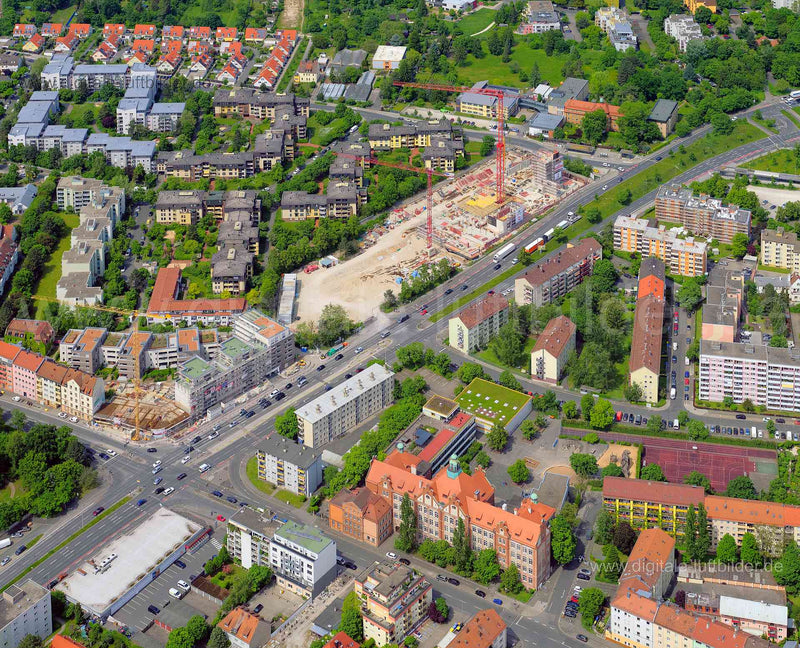 Luftaufnahme Dr.-Theo-Schöller-Schule in Nürnberg | Mittelfranken, Bayern