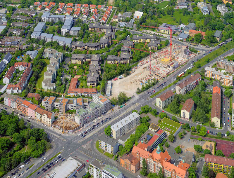 Luftaufnahme Flora 54 in Nürnberg | Mittelfranken, Bayern