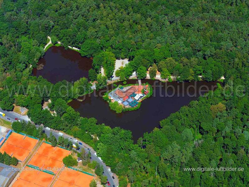 Luftaufnahme Valznerweiher in Nürnberg | Mittelfranken, Bayern